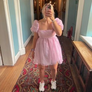 Pink Tule Princess Dress
